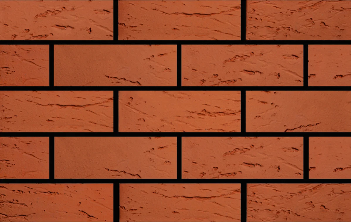 Кирпич Коркино Красный Рустика 1.4 НФ